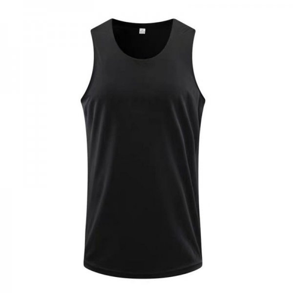 Breathable Ice Silk Sports Vest Men's Workout Sleeveless T-shirt