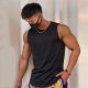 Breathable Ice Silk Sports Vest Men's Workout Sleeveless T-shirt