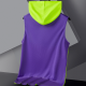 Sports Hooded Vest Sleeveless Top